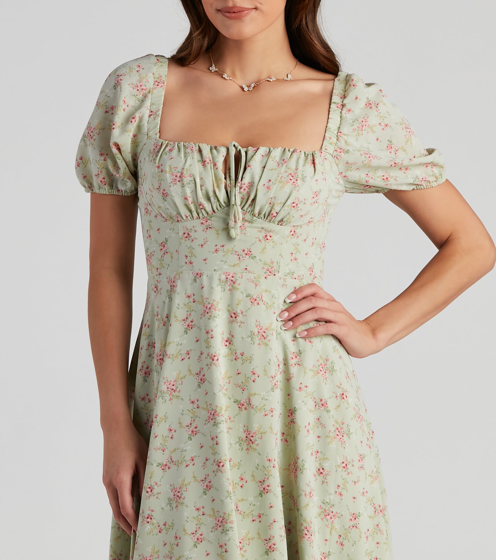 Breezy Weekend Vibes Floral Dress sold by Windsor product image thumbnail 4
