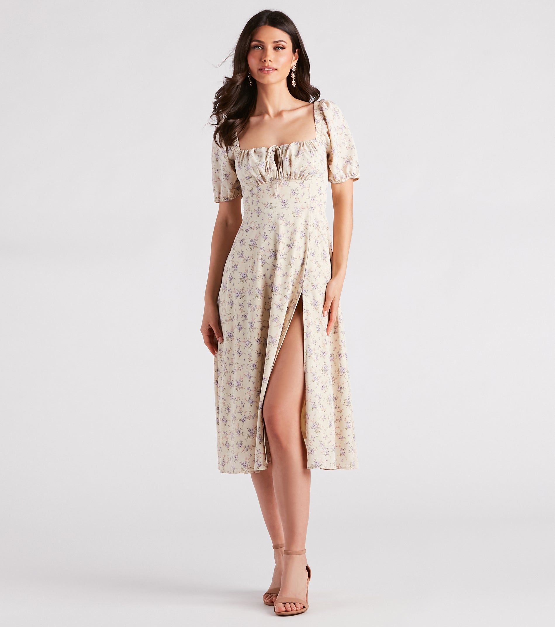 Breezy Weekend Vibes Floral Dress sold by Windsor product image thumbnail 5