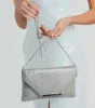 Luxe Shimmer Iridescent Rhinestone Envelope Clutch sold by Windsor