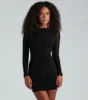 Step Up The Shine Studded Rhinestone Mini Dress sold by Windsor