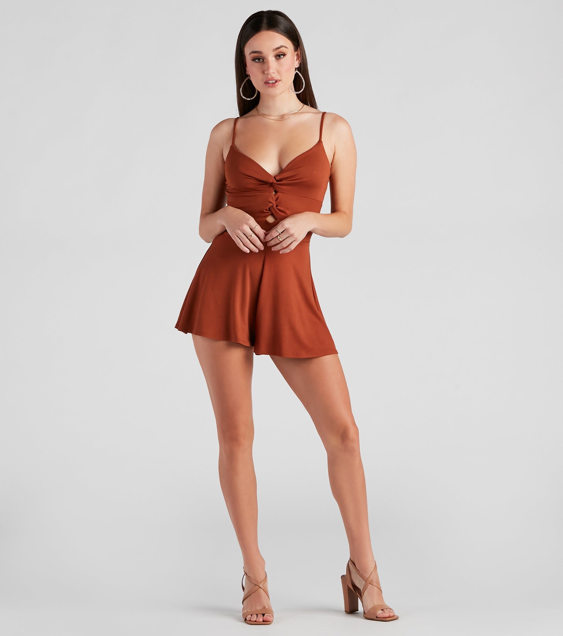 Country Chic Faux Suede Romper sold by Windsor product image thumbnail 4