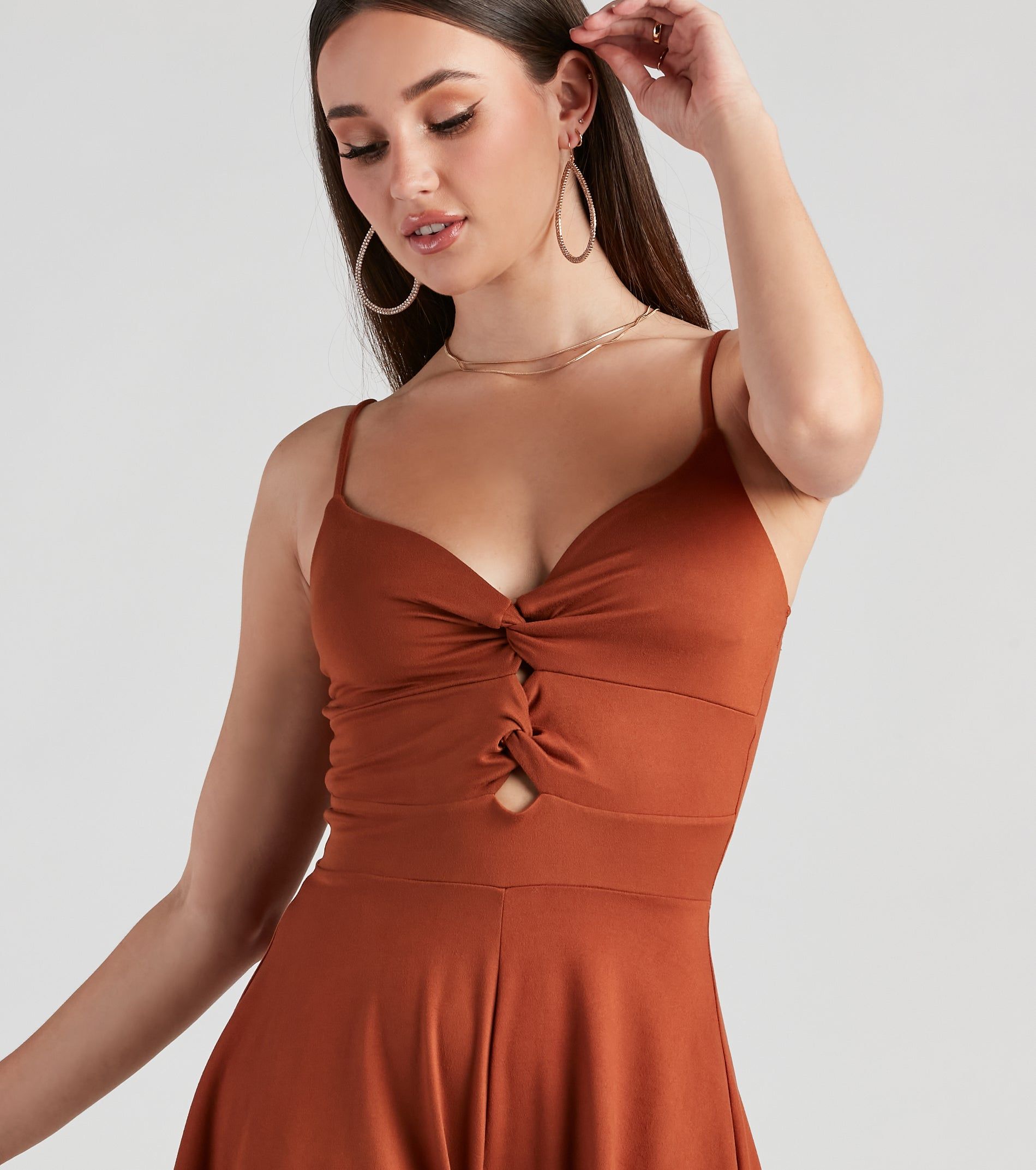 Country Chic Faux Suede Romper sold by Windsor product image thumbnail 3