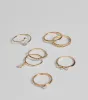 Stackable Style Seven Pack Ring Set sold by Windsor