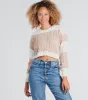 A Toast To Cute Chenille Striped Sweater sold by Windsor