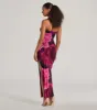 Grandeur Blooms Strapless Slit Floral Maxi Dress sold by Windsor