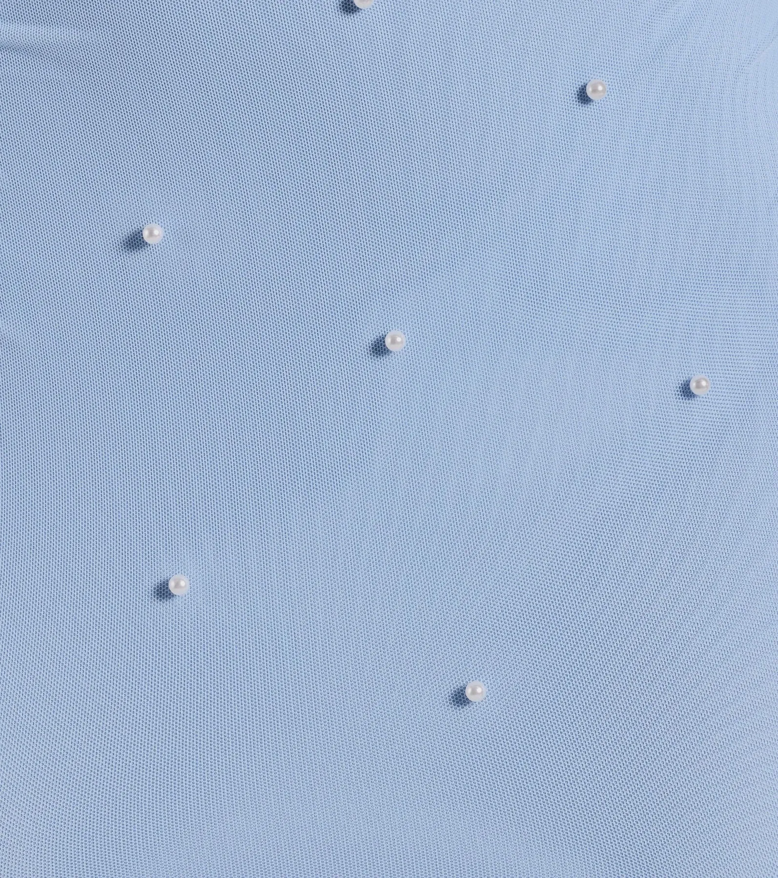 Flirty Luxe Off-The-Shoulder Faux Pearl Mini Dress sold by Windsor product image thumbnail 4