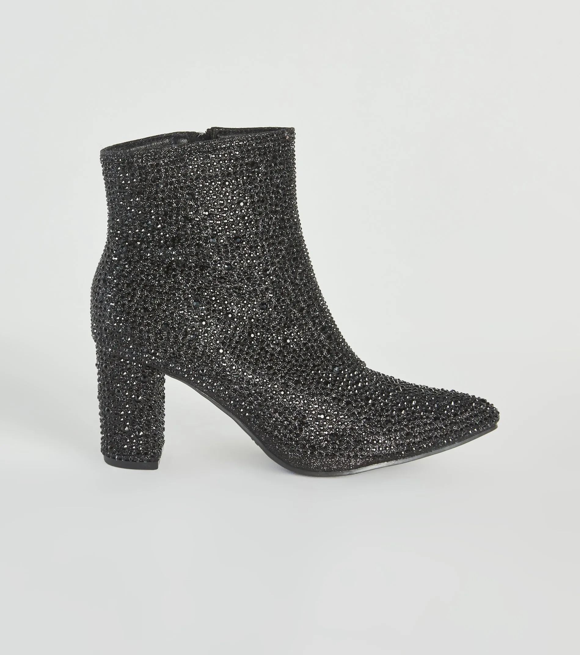 Glamorous Era Iridescent Rhinestone Booties sold by Windsor product image thumbnail 2