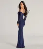 Jaenessa Cold Shoulder Glitter Mermaid Formal Dress sold by Windsor