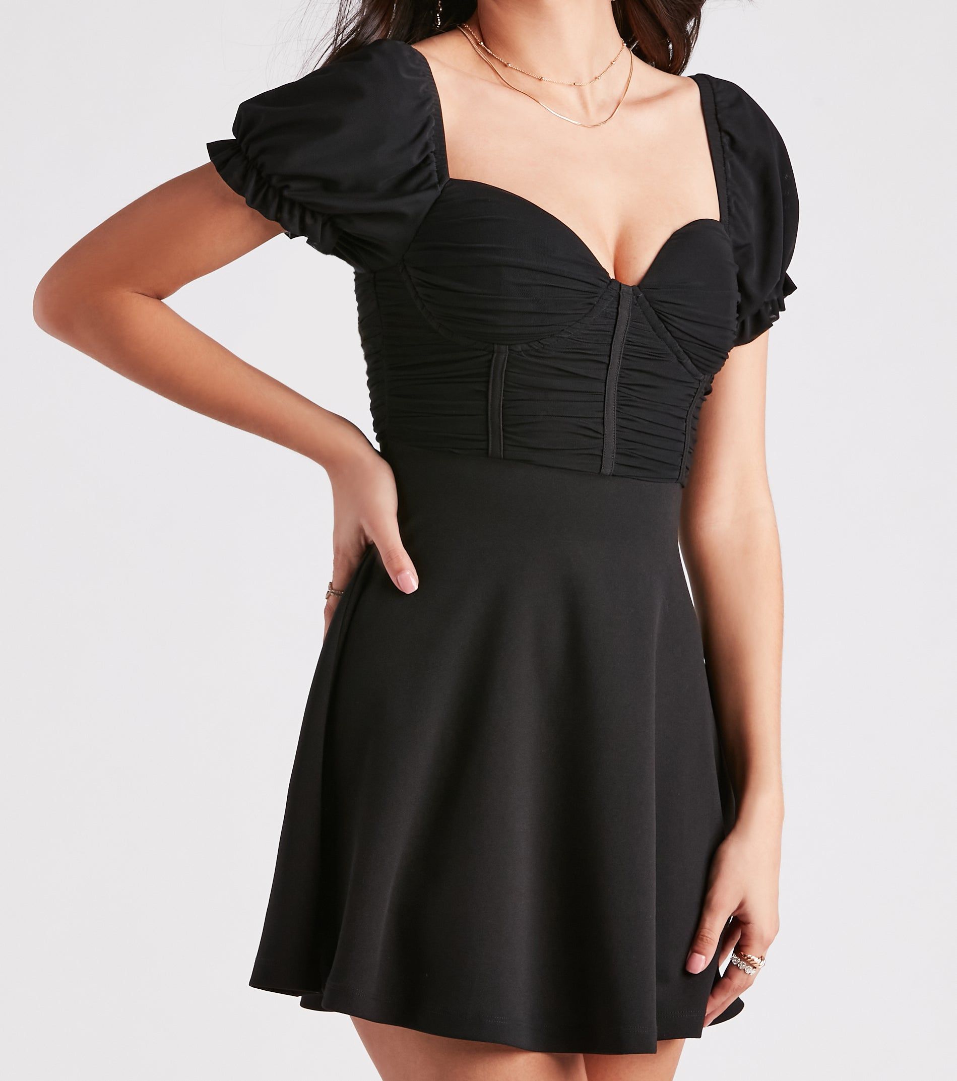 Darling Sweetheart Skater Dress sold by Windsor product image thumbnail 4