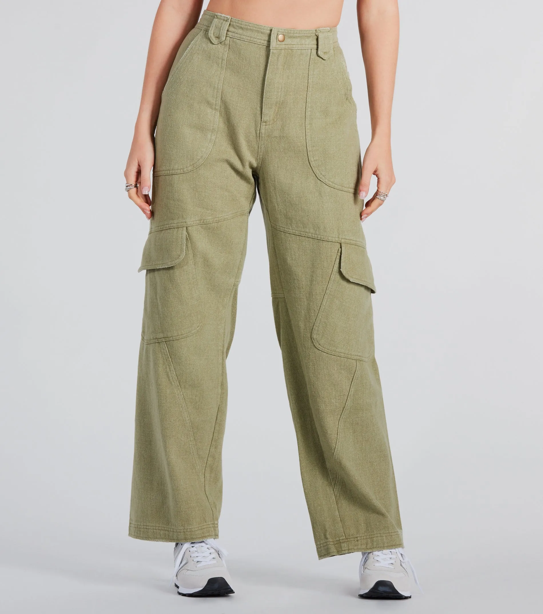 Casual Mood Wide-Leg Cargo Pants sold by Windsor product image thumbnail 2