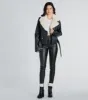 Always Elevated Faux Fur Trim Faux Leather Jacket sold by Windsor