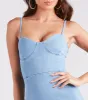 Denim Sweetheart Midi Dress sold by Windsor