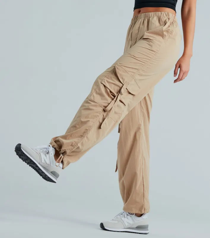 CLEARANCE - Effortless Edge Wide-Leg Cargo Pants sold by Windsor