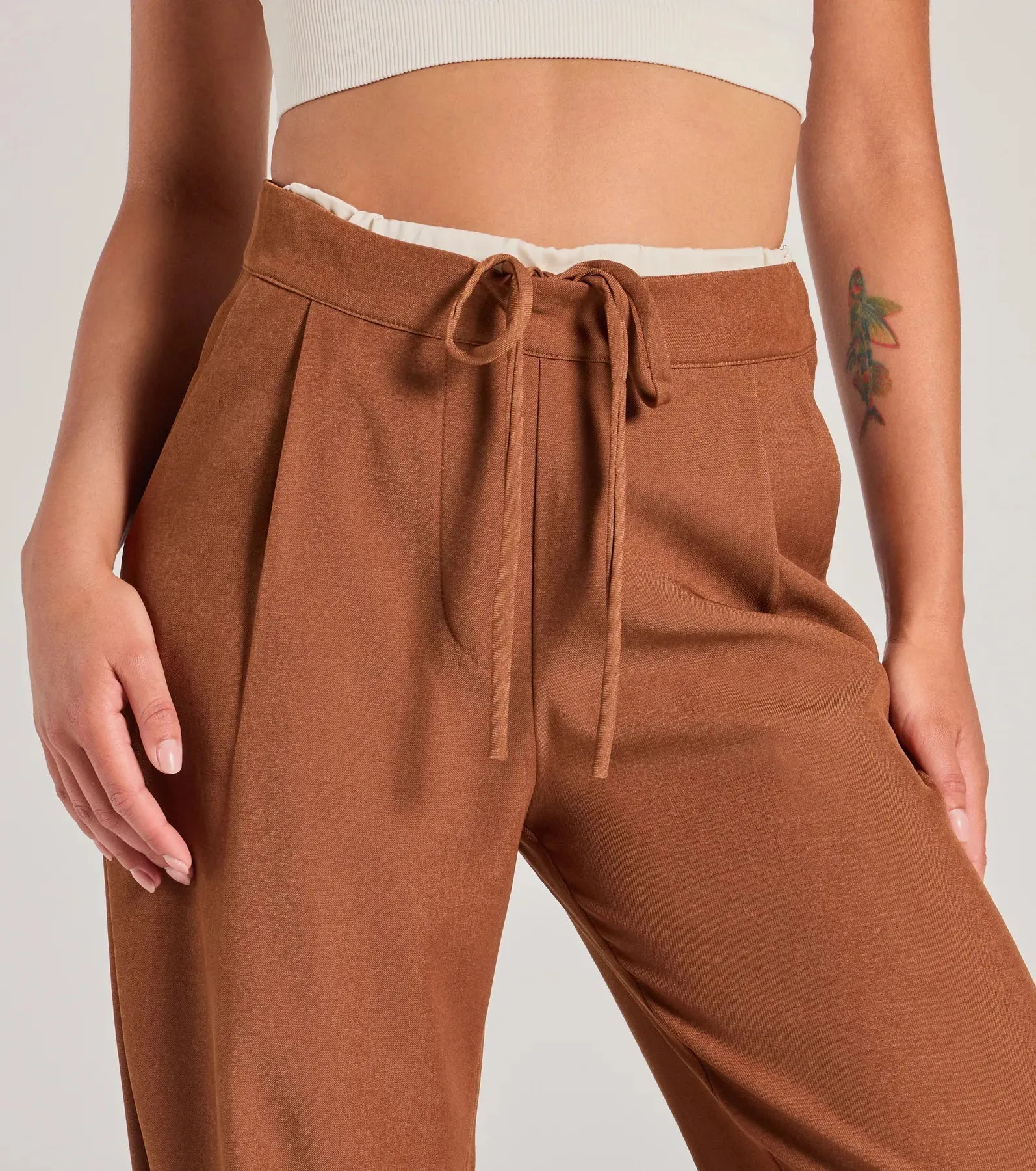Trendy Muse Contrast Waist Trouser Pants sold by Windsor product image thumbnail 3