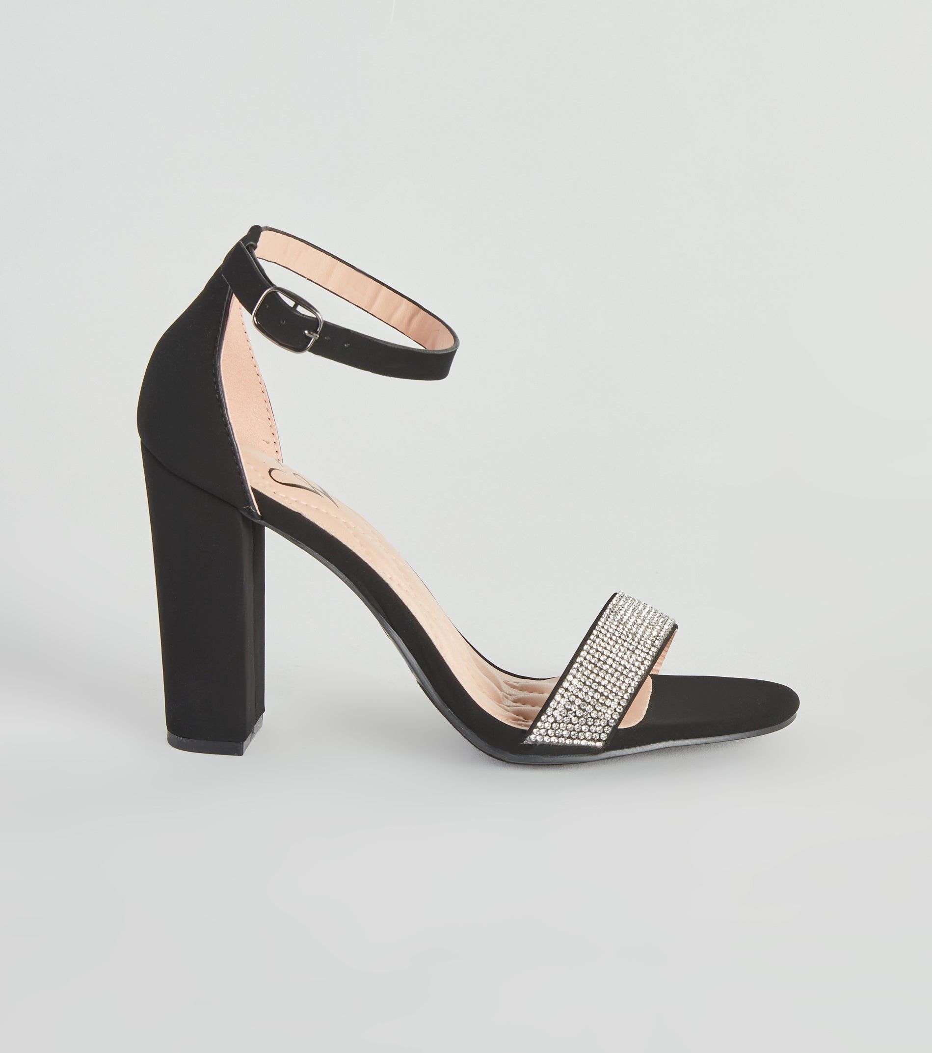 Glam Beauty Rhinestone Block Heels sold by Windsor product image thumbnail 2