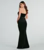 May Formal Velvet Rhinestone Mermaid Long Dress sold by Windsor