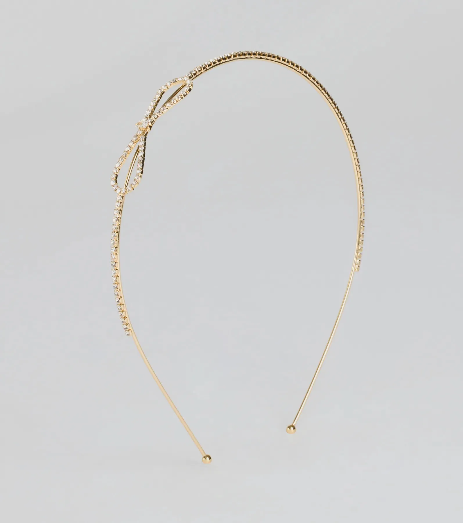 Adorable Glam Rhinestone Bow Headband sold by Windsor