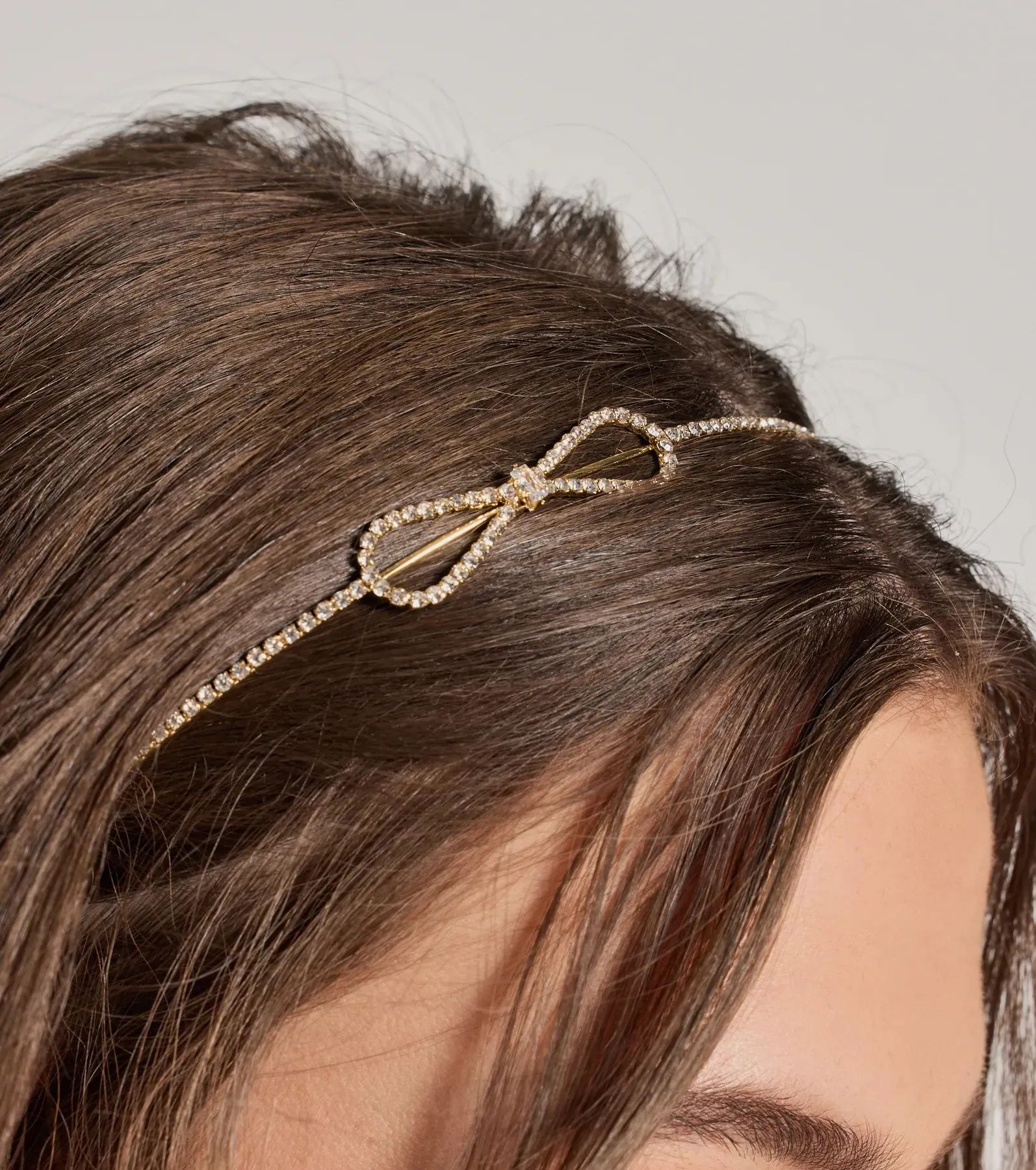 Adorable Glam Rhinestone Bow Headband sold by Windsor product image thumbnail 4