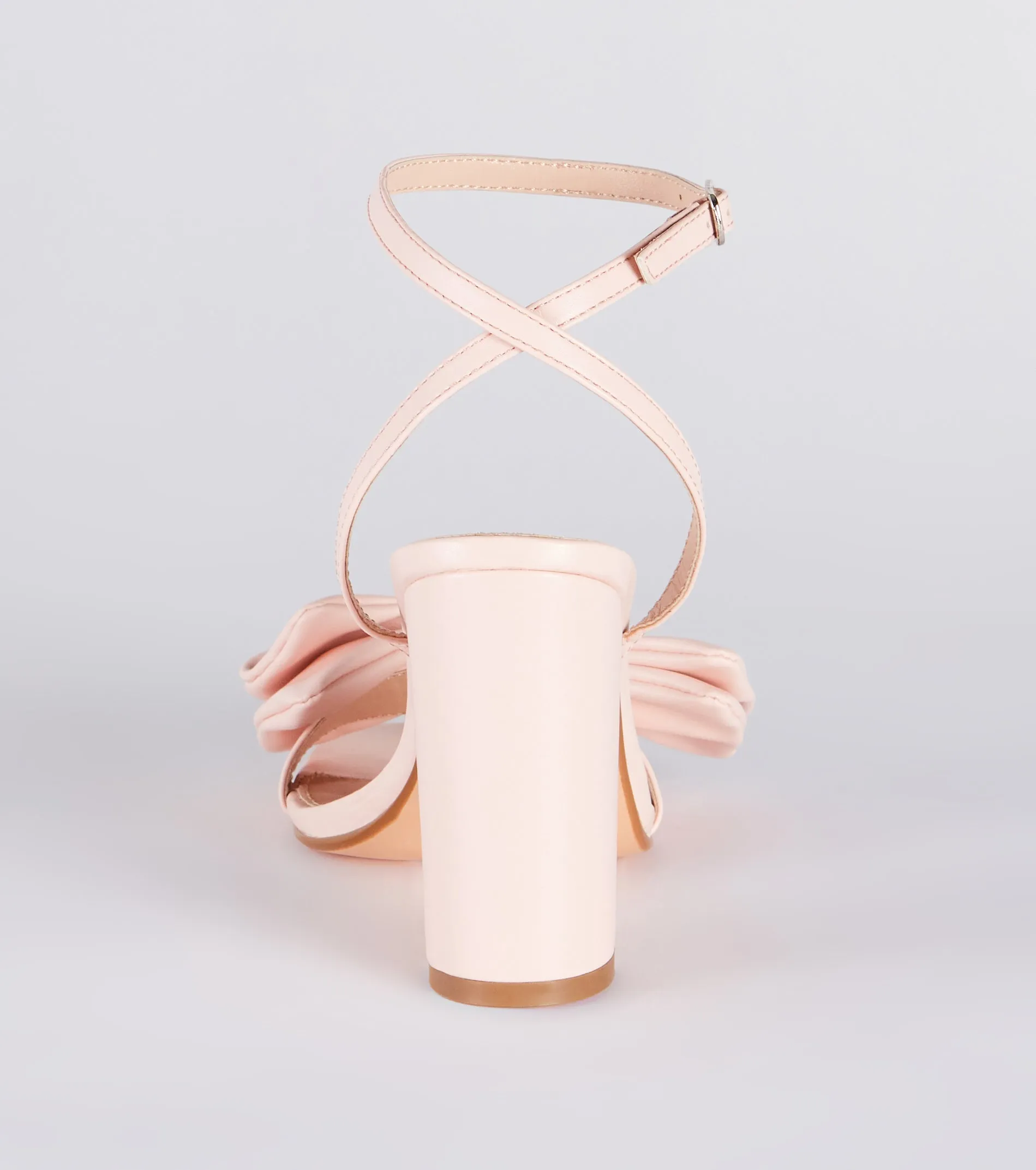 Treat Myself Statement Bow Block Heels sold by Windsor product image thumbnail 4