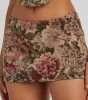 So Rare Floral Tapestry Micro Mini Skort sold by Windsor