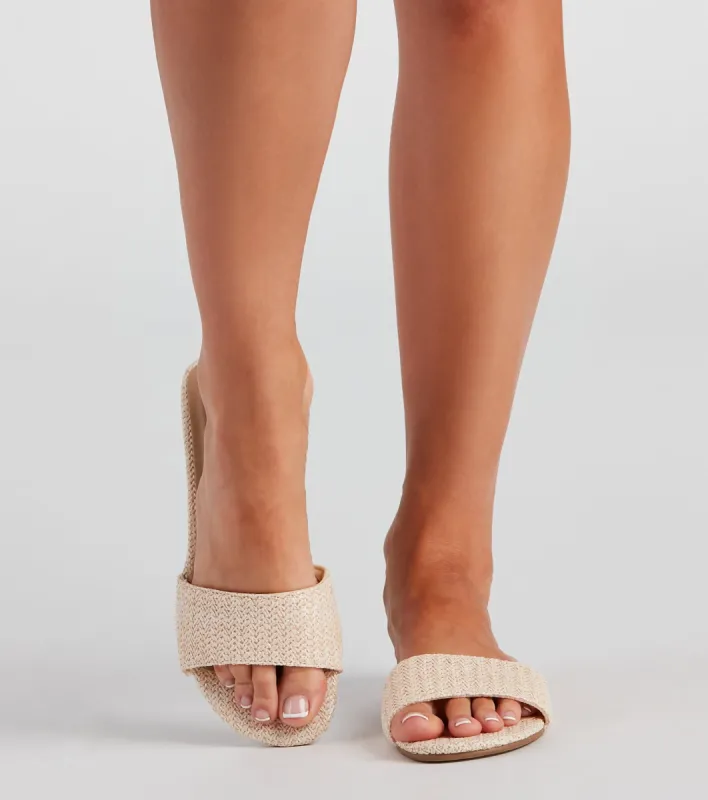 Summer Stroll Woven Slide Sandals sold by Windsor
