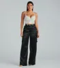 Glitzy Glamour Rhinestone Fringe Cropped Bustier sold by Windsor