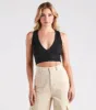 Elevate Everyday V-Neck Tank Crop Top sold by Windsor