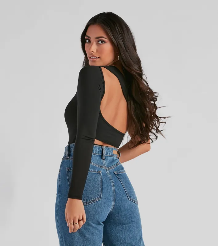 One Sided Cutout Back Bodysuit sold by Windsor