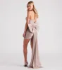 Marcy Glitter Bow Mini Party Dress sold by Windsor