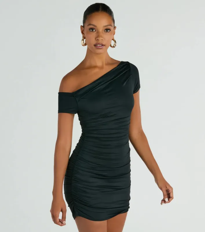 Love The Feeling Short Sleeve Bodycon Mini Dress sold by Windsor
