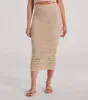Blissful View High Rise Crochet Midi Skirt sold by Windsor