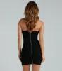 Come Out Tonight Mesh Strapless Mini Dress sold by Windsor