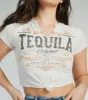 OG Tequila Crop Graphic Tee sold by Windsor