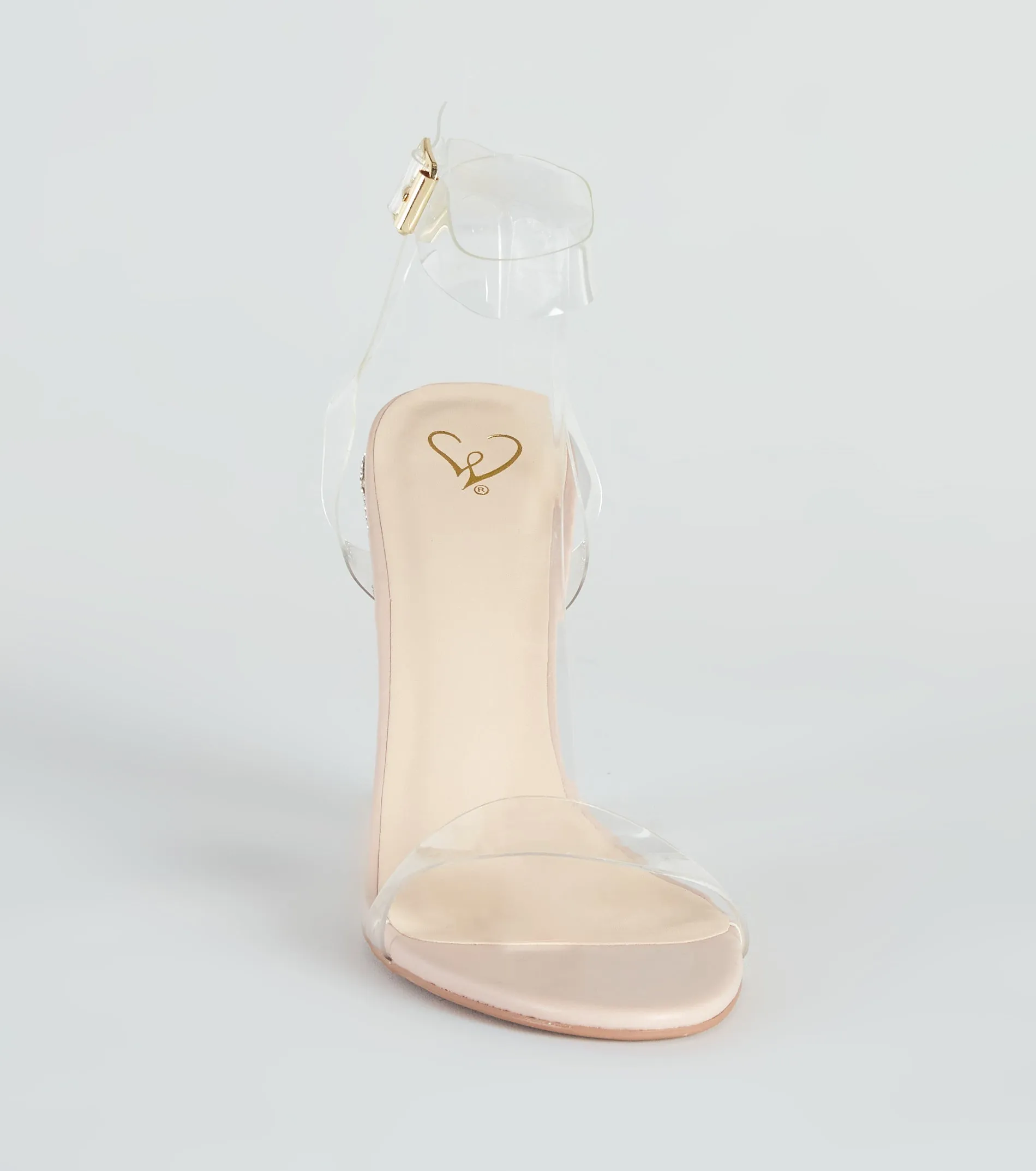 On The Scene Rhinestone Block Heels sold by Windsor product image thumbnail 3