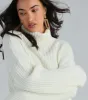 Let's Get Together Turtleneck Crop Sweater sold by Windsor
