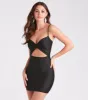 Keep It Alluring Cutout Bodycon Mini Dress sold by Windsor