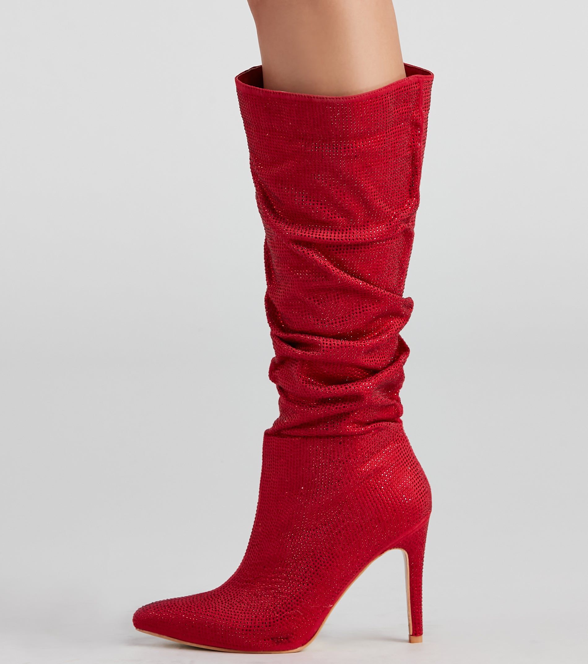 Shine Slouch Stiletto Boots sold by Windsor product image thumbnail 3