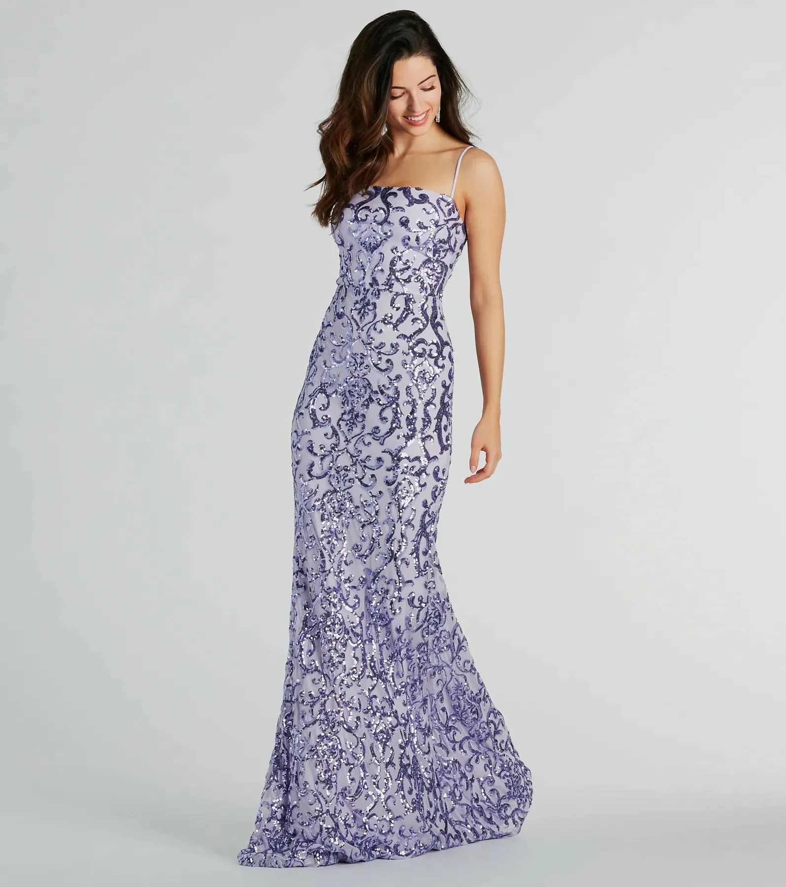 CLEARANCE - Noemi Formal Sequin A-Line Dress sold by Windsor