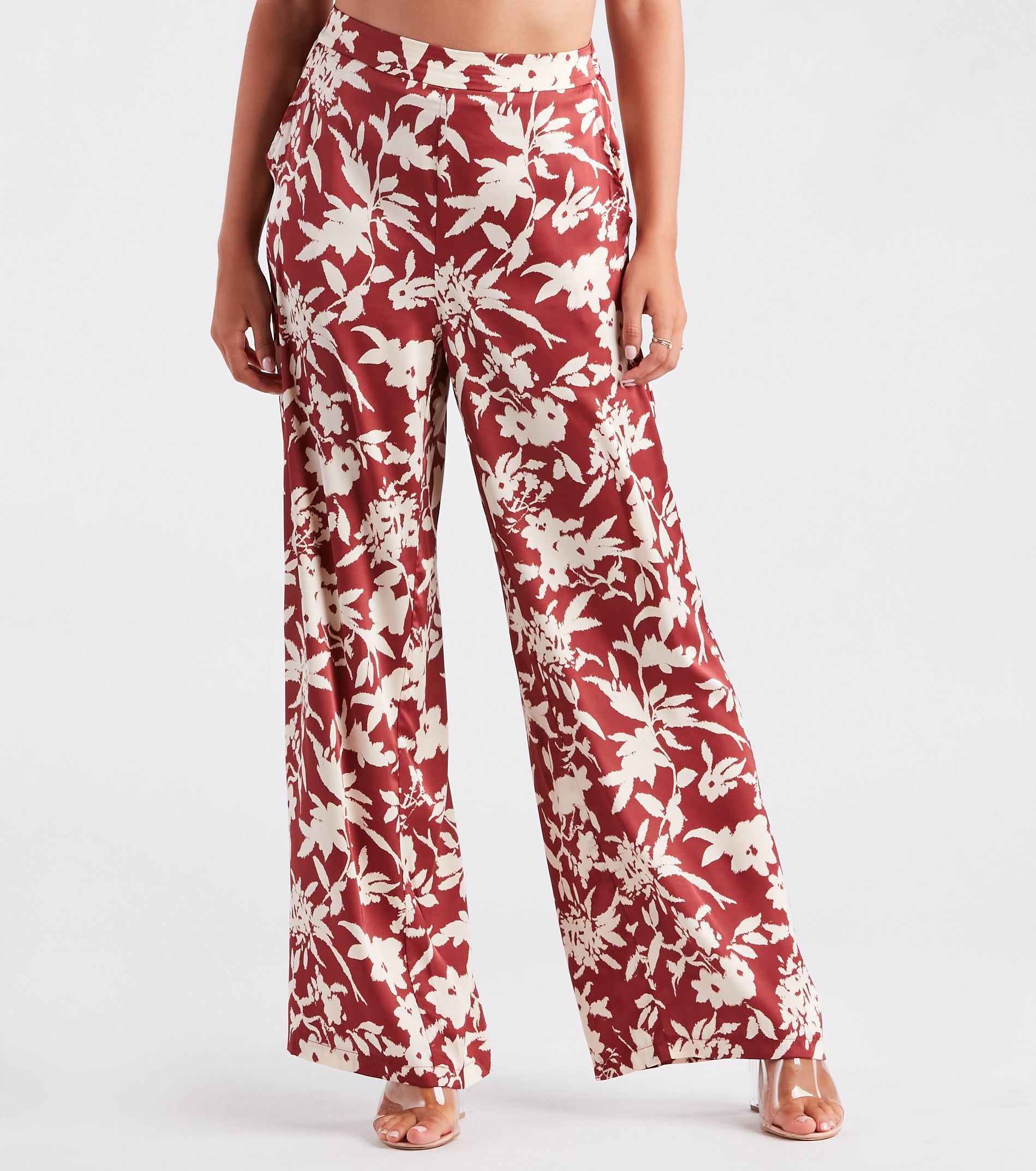 Major Muse Floral Satin Pants sold by Windsor product image thumbnail 2