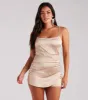 Feeling Myself Satin Wrap Romper sold by Windsor