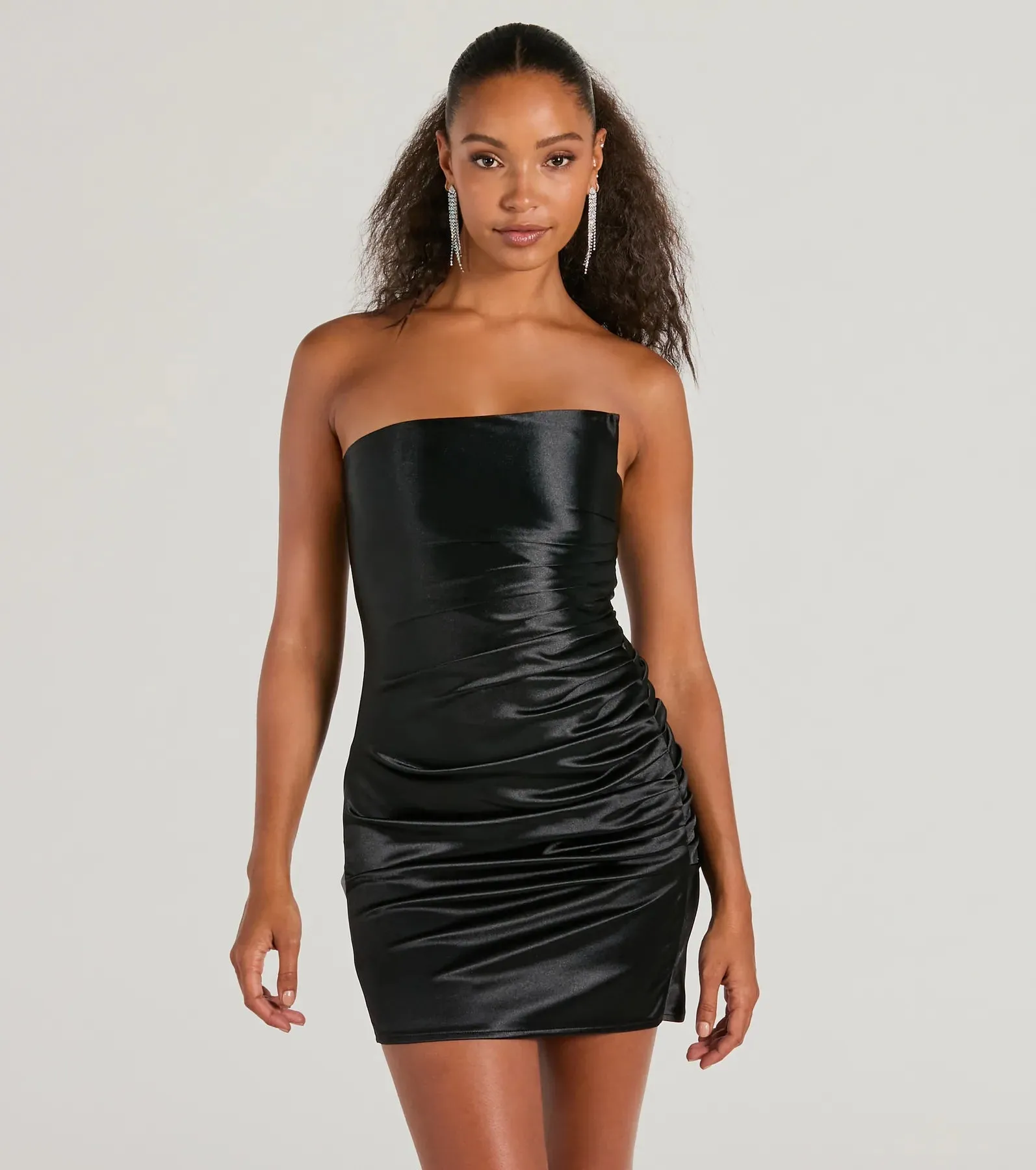 Flawless Sensation Strapless Bodycon Mini Dress sold by Windsor product image thumbnail 5