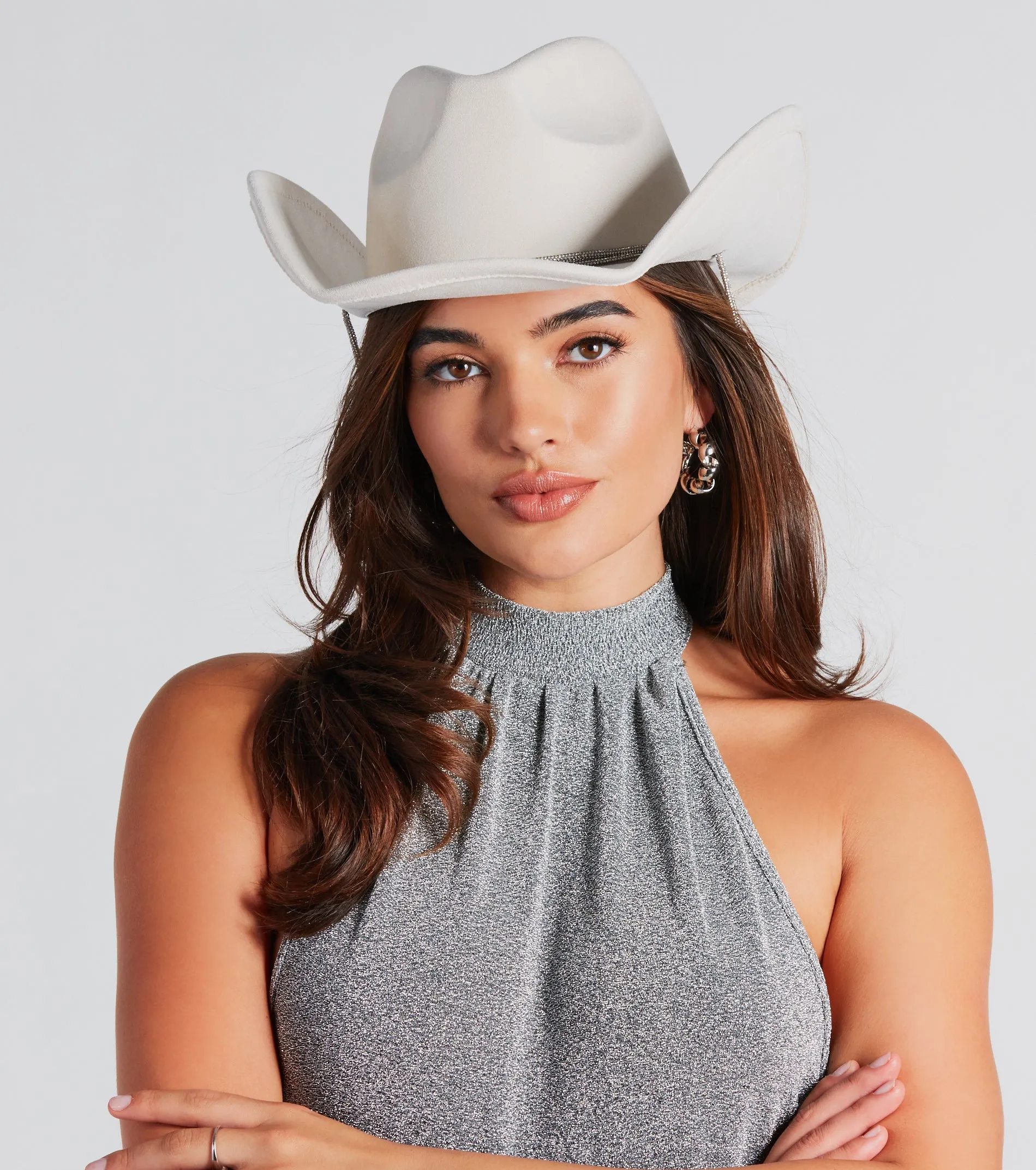 Galloping Glam Rhinestone Cowboy Hat sold by Windsor
