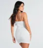 Life Of The Party Rhinestone And Pearl Mini Dress sold by Windsor