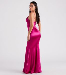 Penny Satin A-Line Formal Dress sold by Windsor