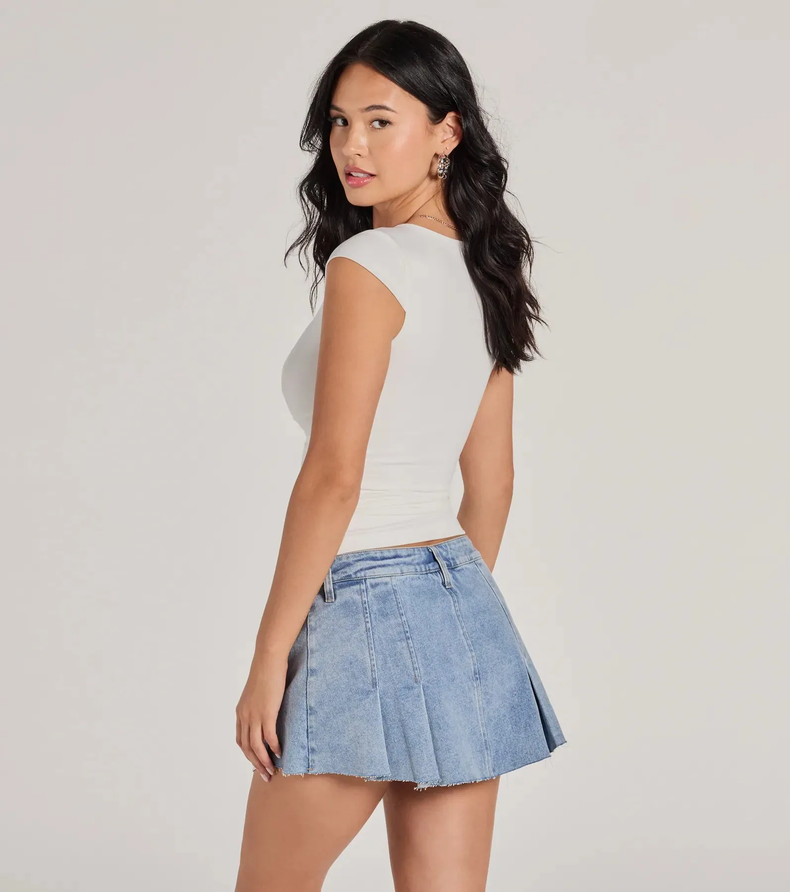 New Fave Cap Sleeve Mid-Length Knit Top sold by Windsor product image thumbnail 2