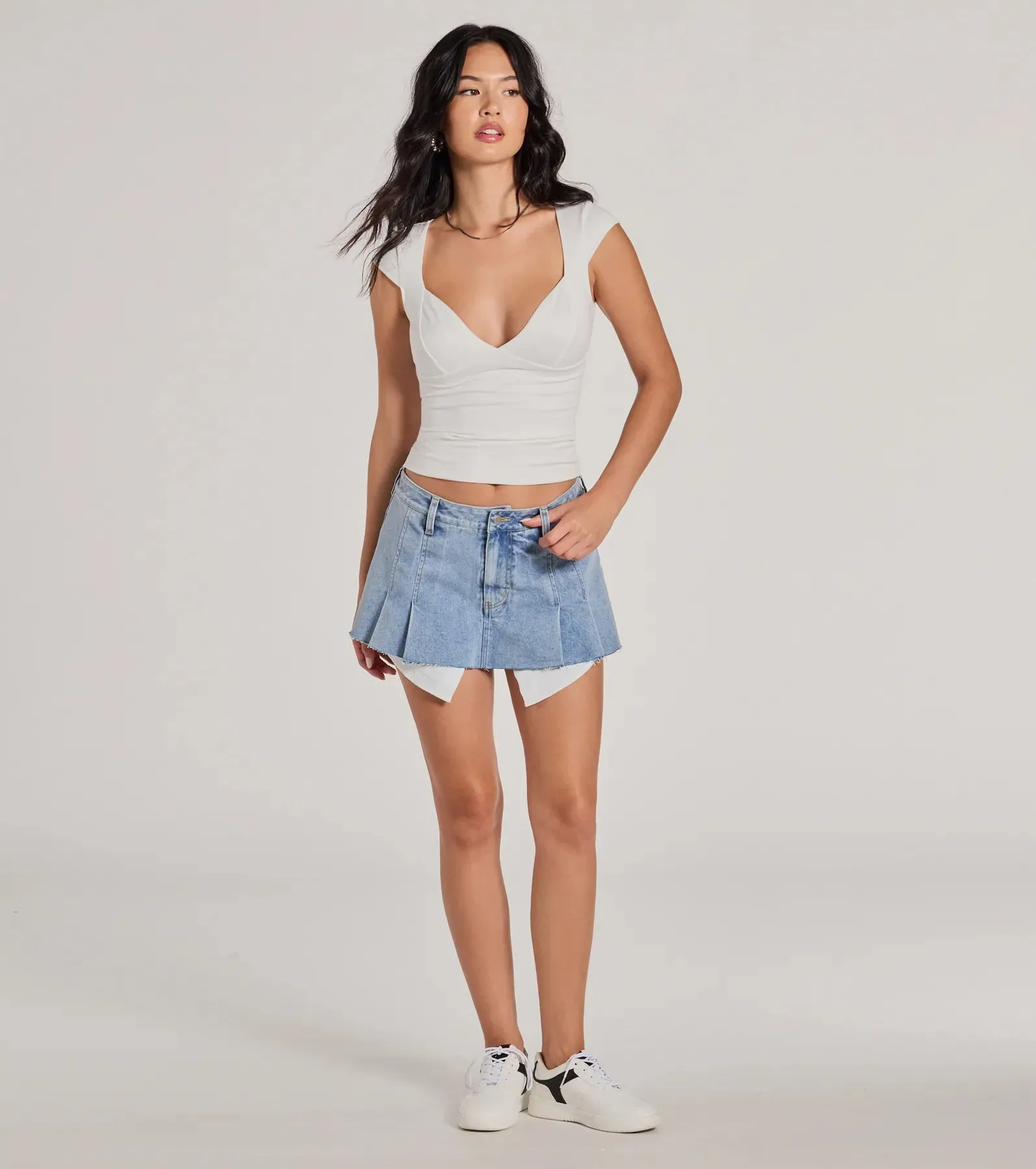 New Fave Cap Sleeve Mid-Length Knit Top sold by Windsor product image thumbnail 3