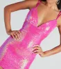 Glitzy Sheen Sequin Bodycon Mini Dress sold by Windsor