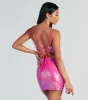 Glitzy Sheen Sequin Bodycon Mini Dress sold by Windsor