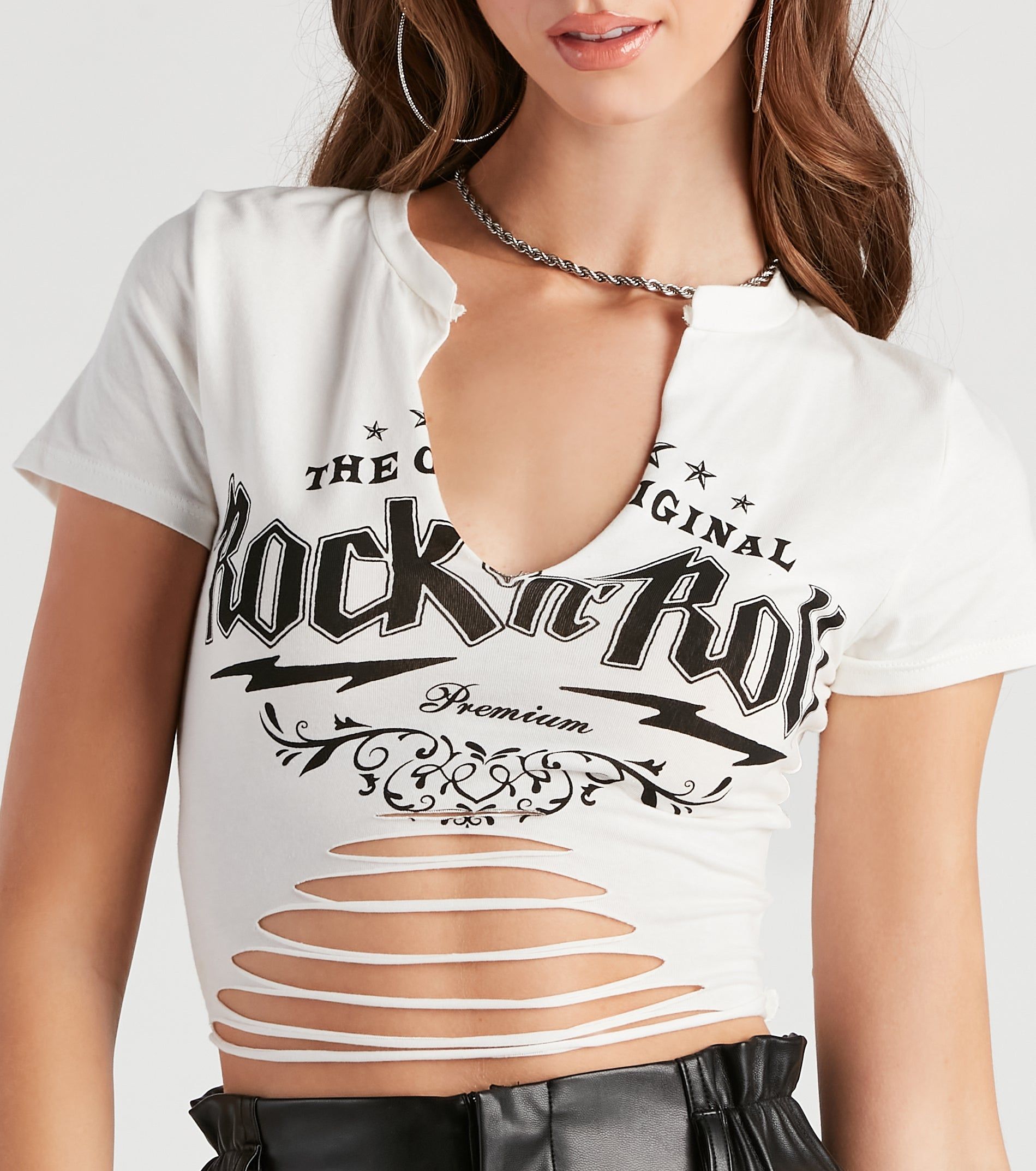The OG Rock Babe Slash Graphic Tee sold by Windsor product image thumbnail 4