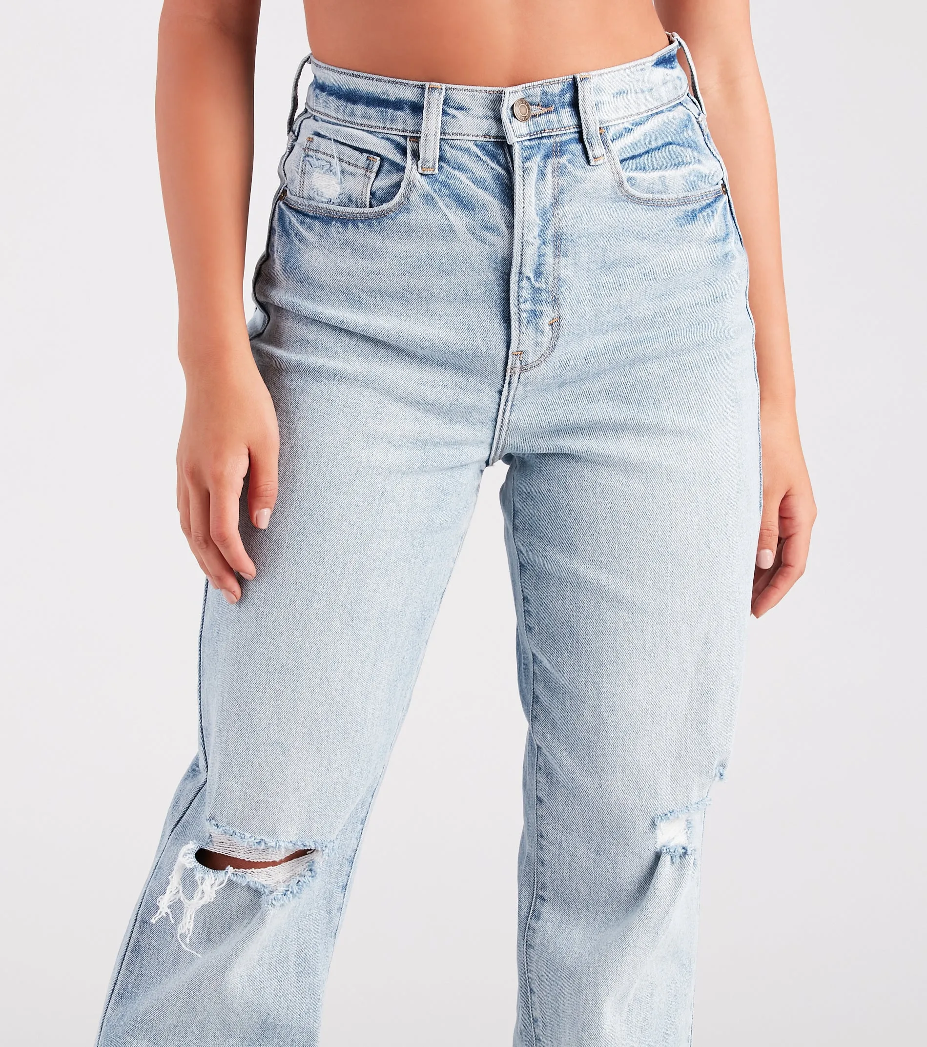 Total Mood High-Rise Boyfriend Denim Jeans sold by Windsor product image thumbnail 4